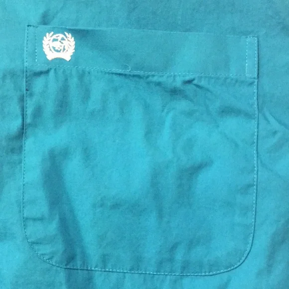 Cinch Western Shirt - Mens Small - Turquoise - Picture 2 of 11